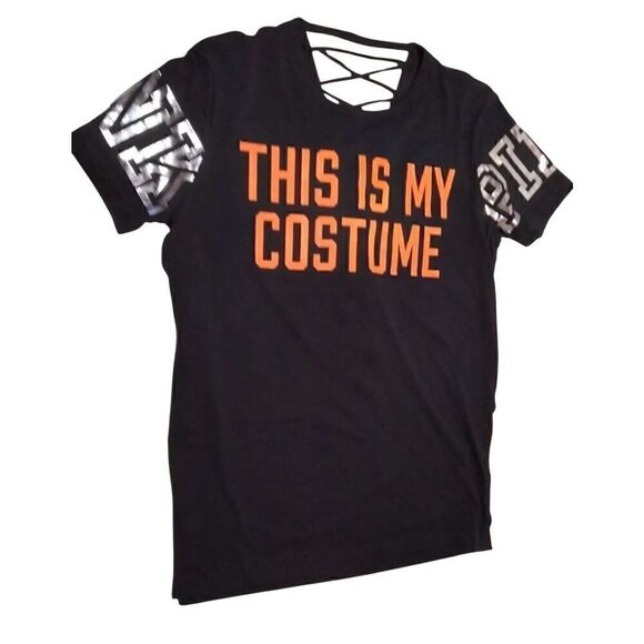 Victoria's Secret PINK Halloween This Is My Costume Shirt - Picture 1 of 2